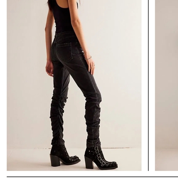 We The Free - Daliah Stacked Straight-Leg Jeans 27 - Picture 8 of 10